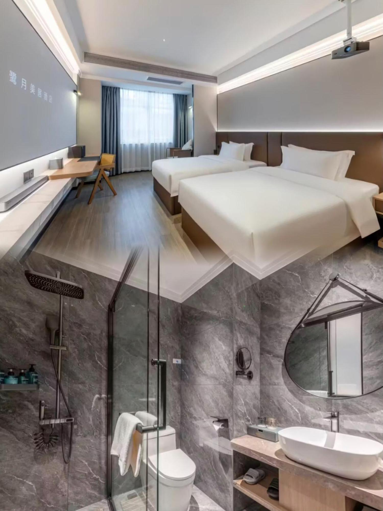 Luyue Hotel Movie Hotel Huaqiangbei Convention And Exhibition Center Branch Shenzhen Exteriör bild